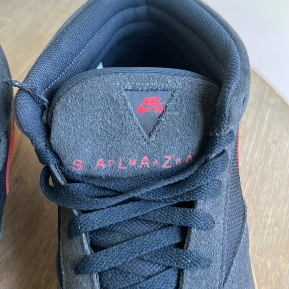 Nike SB Zoom Omar Salazar Mid Navy and Red Sneakers 2010 Men size 9.5 - Picture 7 of 16